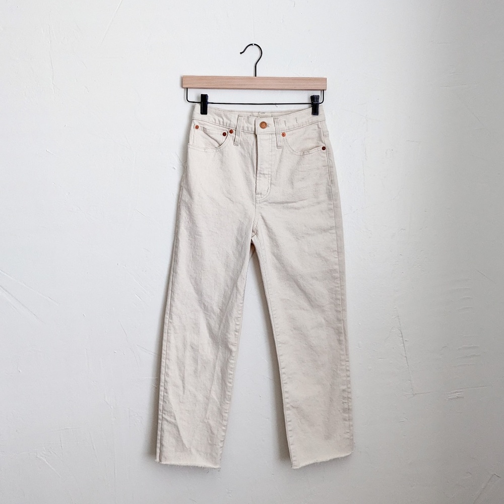 Madewell Perfect Vintage Straight Jean in Vintage Canvas Wash